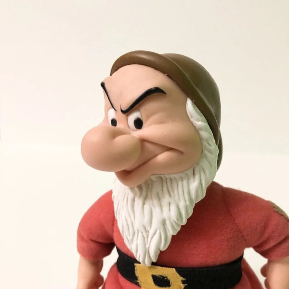 Vtg Disney Snow  White and the Seven Dwarfs Grumpy Applause Doll Plush - Picture 2 of 16